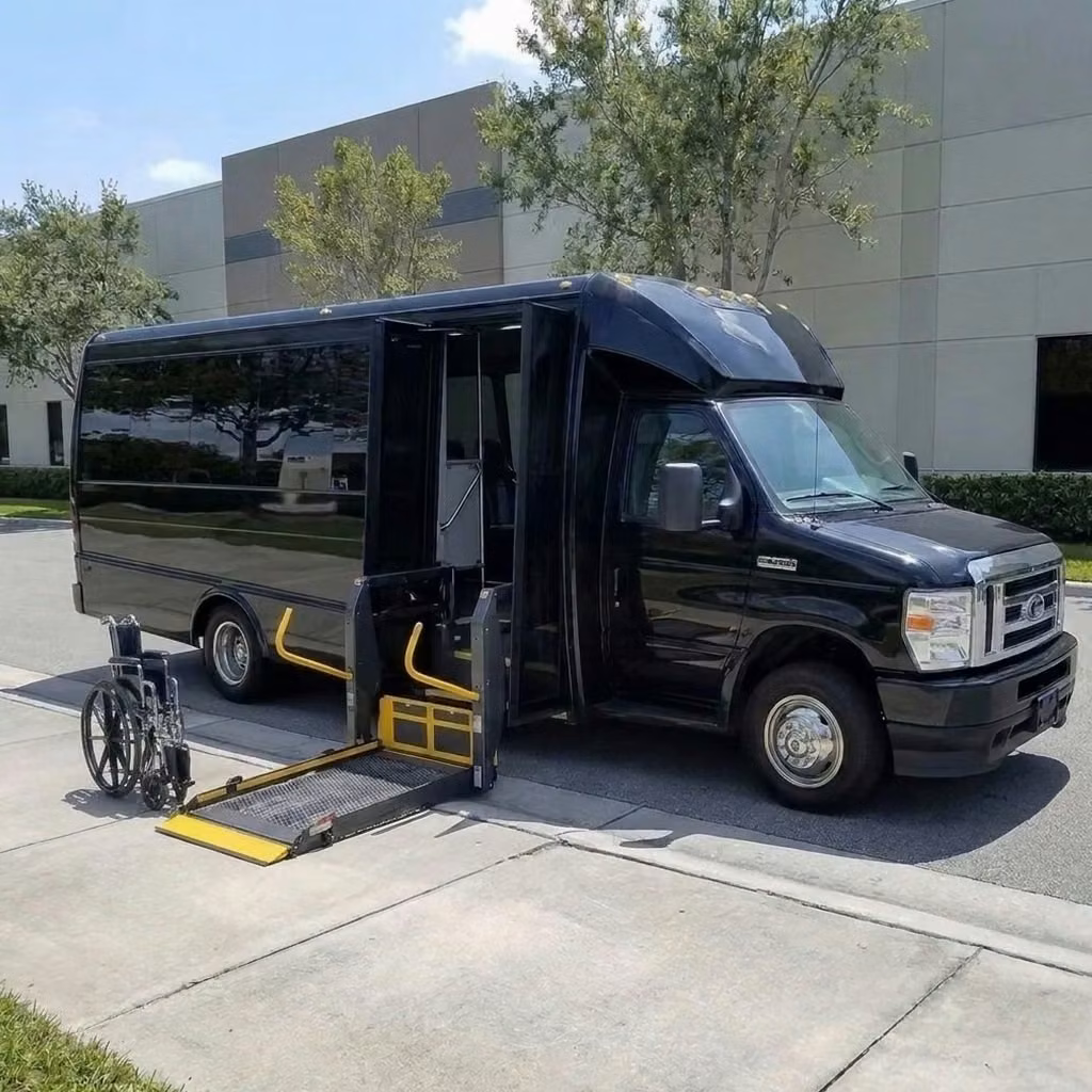temple city 18 passenger minibus wheelchair lift