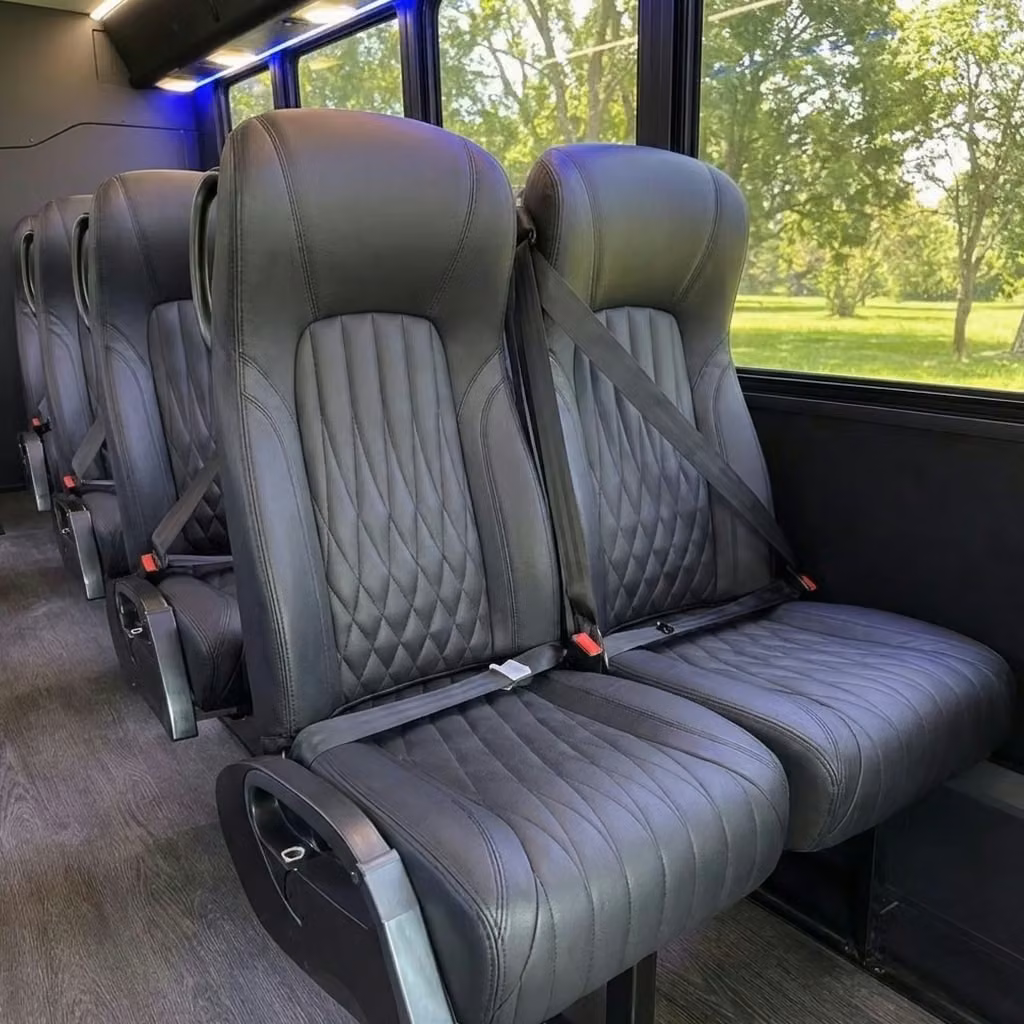 temple city 20 passenger minibus high back seats