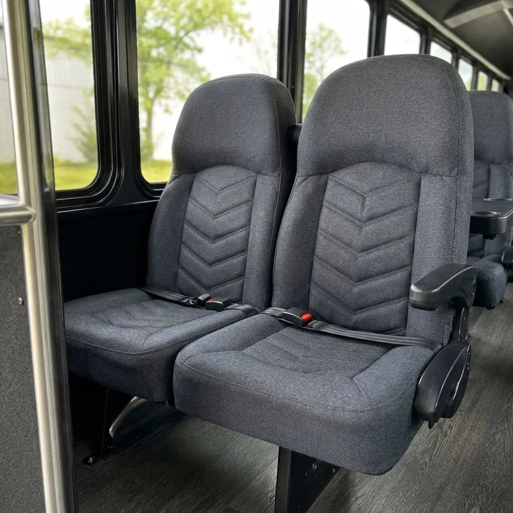 temple city 25 passenger minibus high back seats