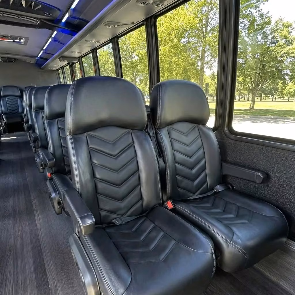 temple city 28 passenger minibus seating