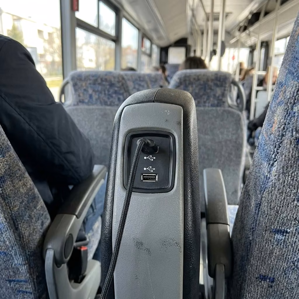 temple city 28 passenger minibus usb charging