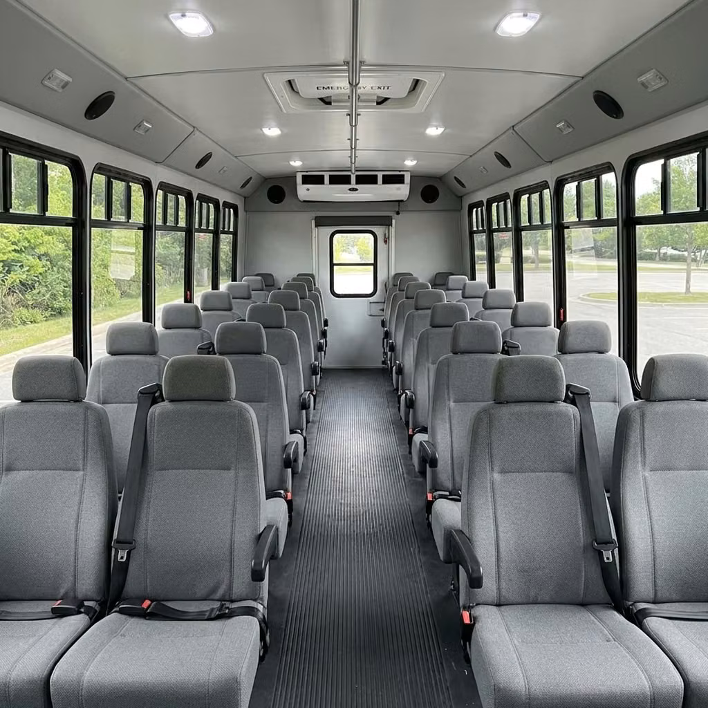 temple city 35 passenger minibus seating