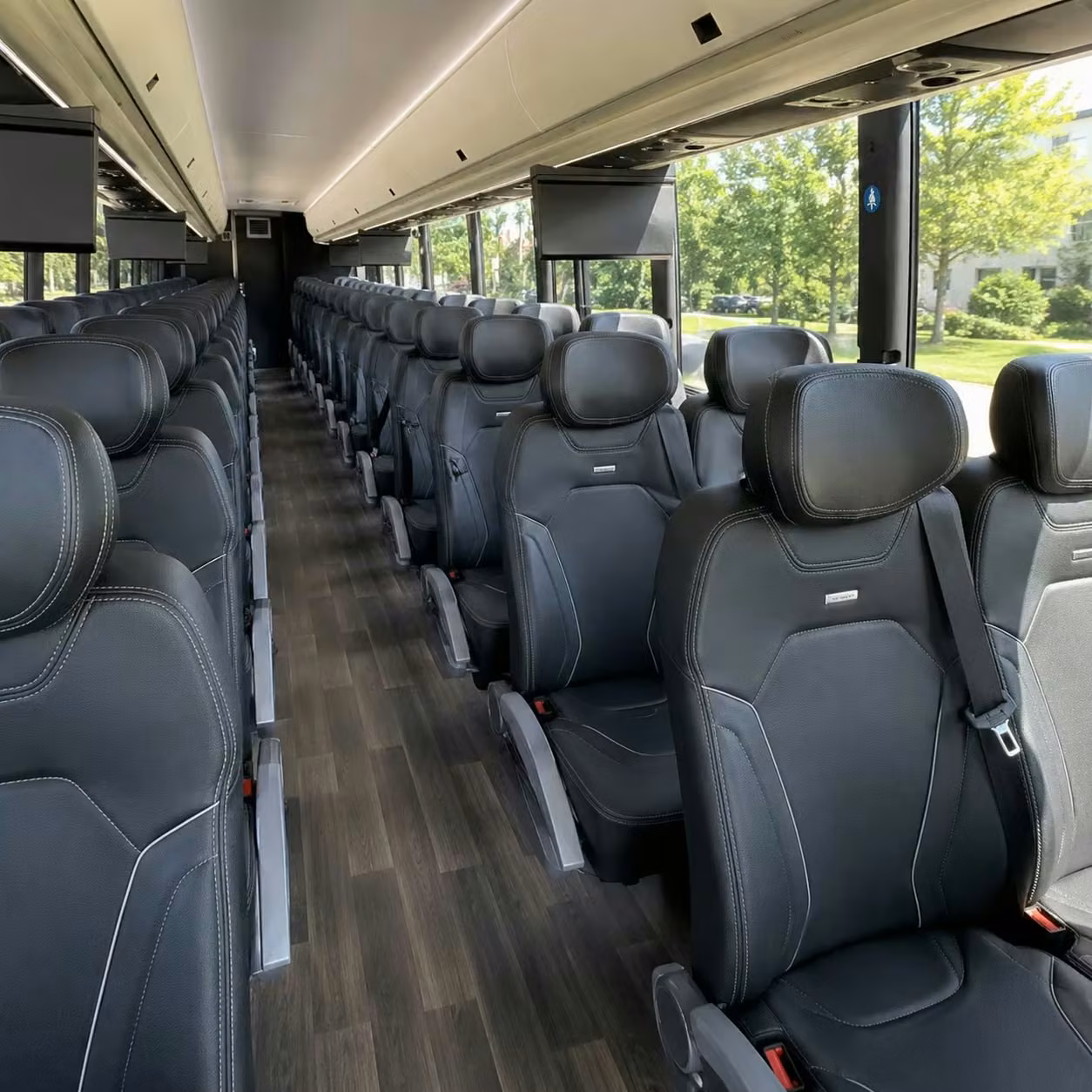 temple city charter bus interior 1