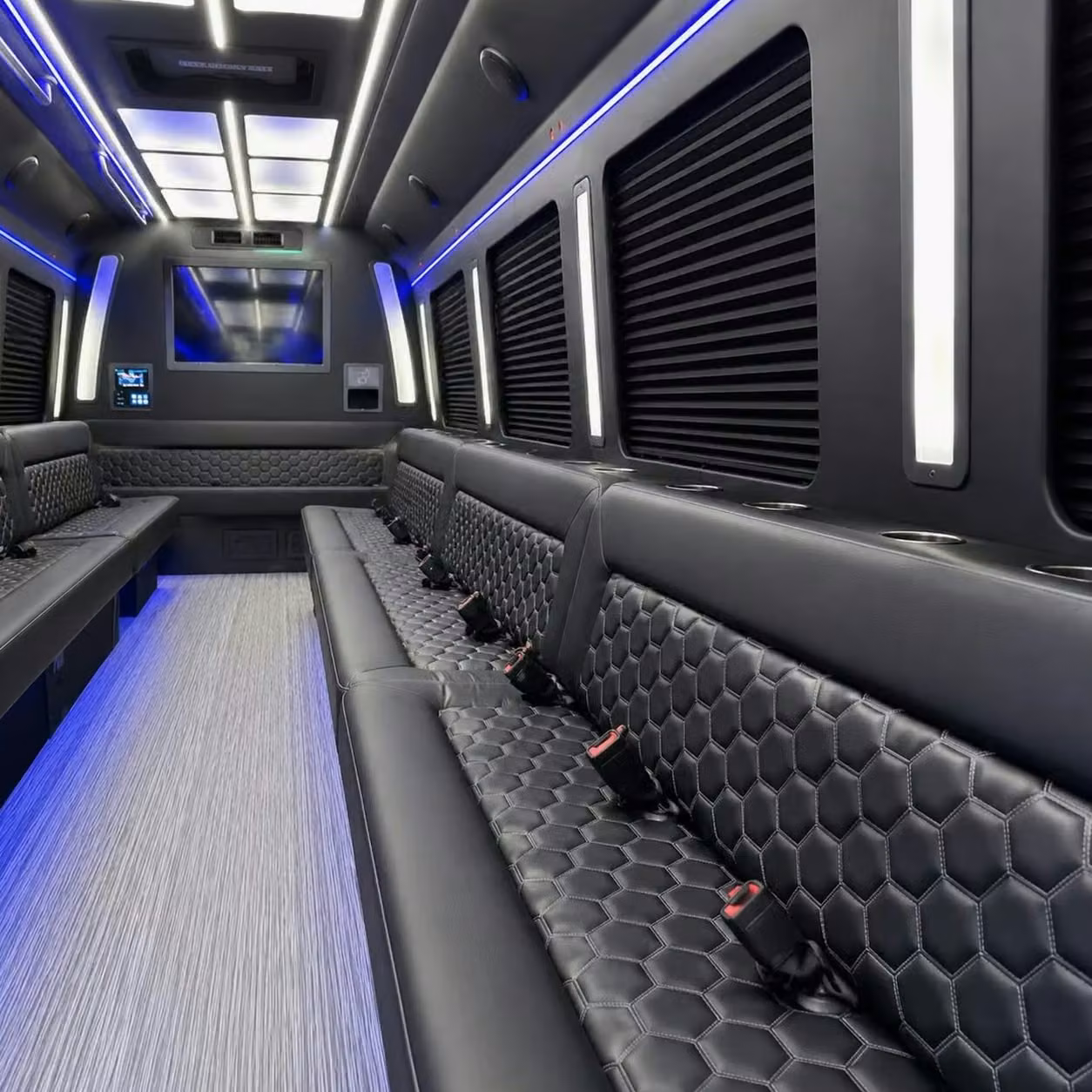 temple city party bus party lighting