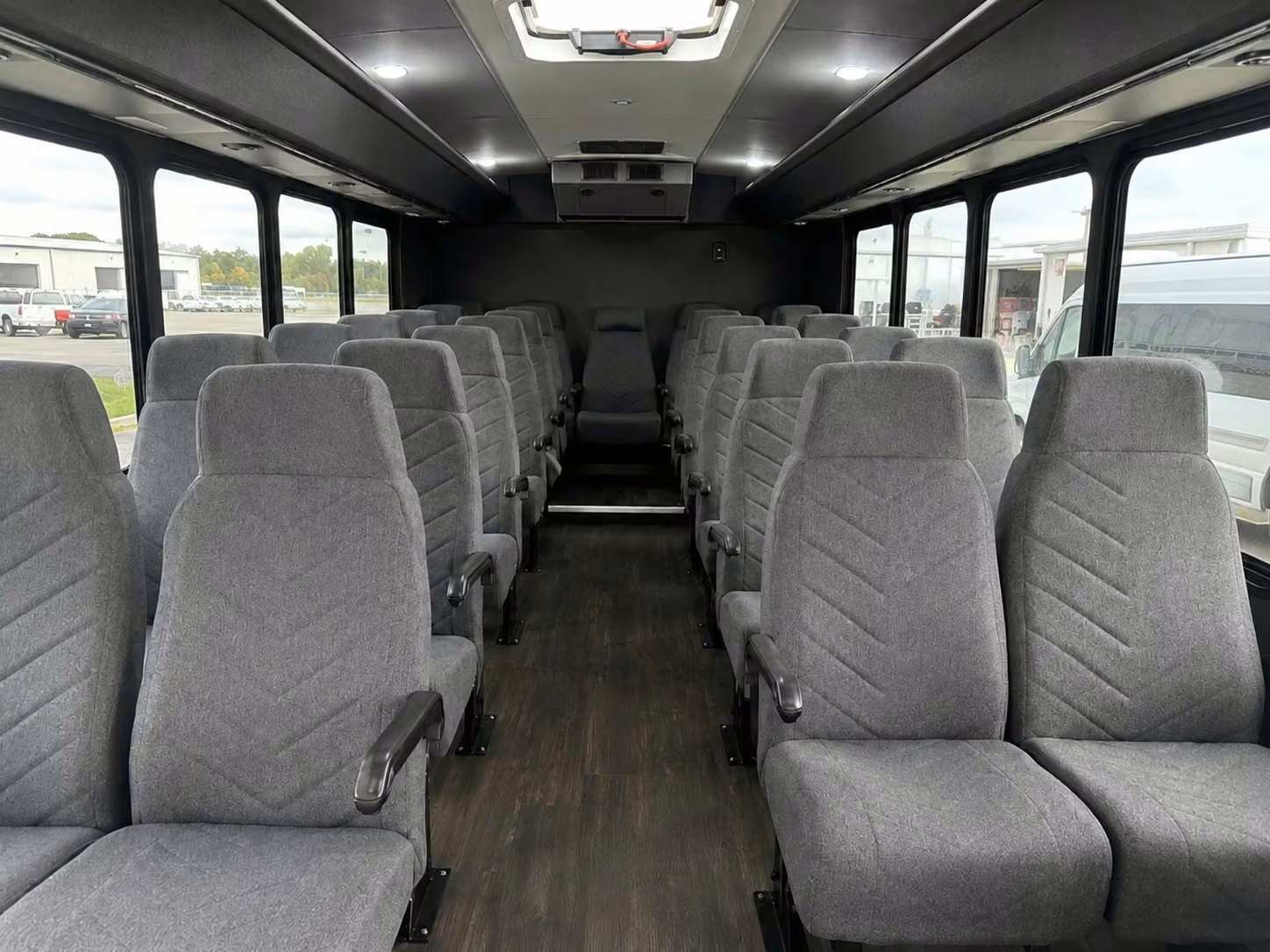 15 passenger minibus interior