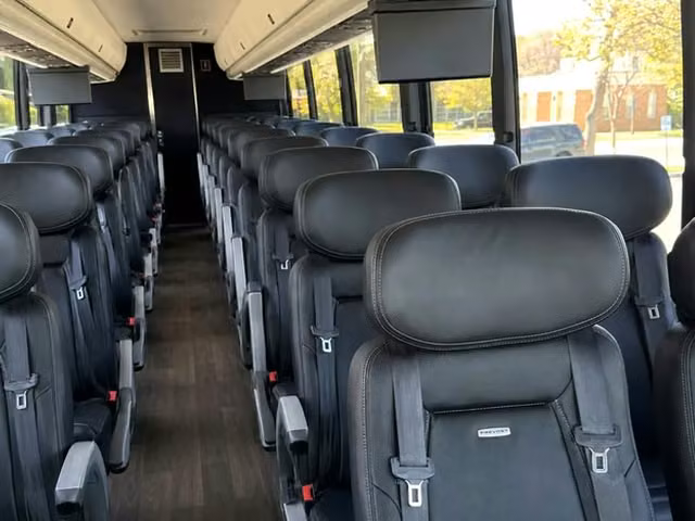 temple city charter bus interior