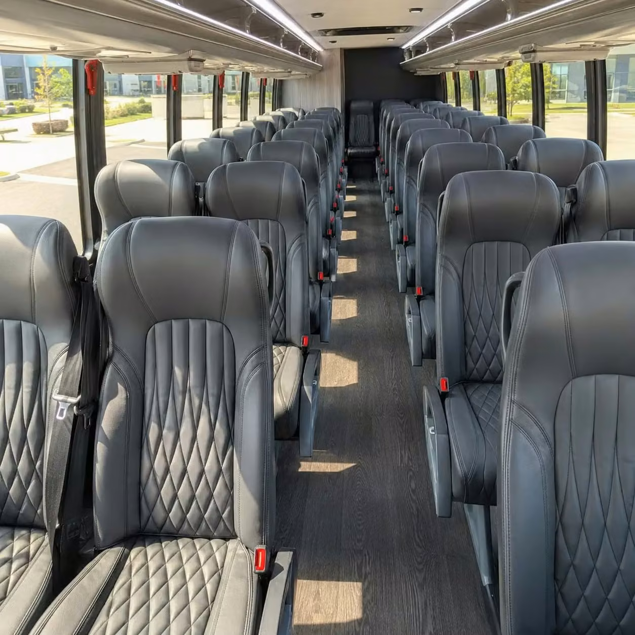 35 passenger minibus interior